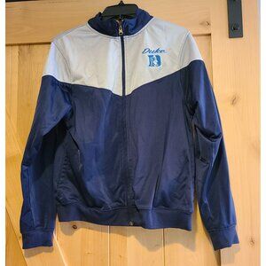 Vintage Youth Size XL Duke Blue Devils Jacket Zip Blue Gray Red Oak Sportswear